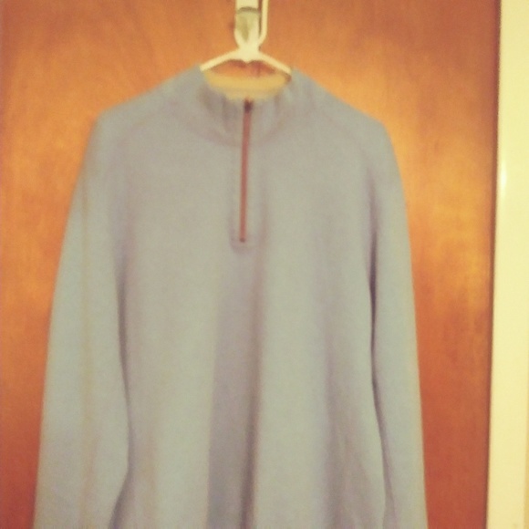 Tommy Bahama Quarter Zip Long Sleeve Shirt - Picture 1 of 4
